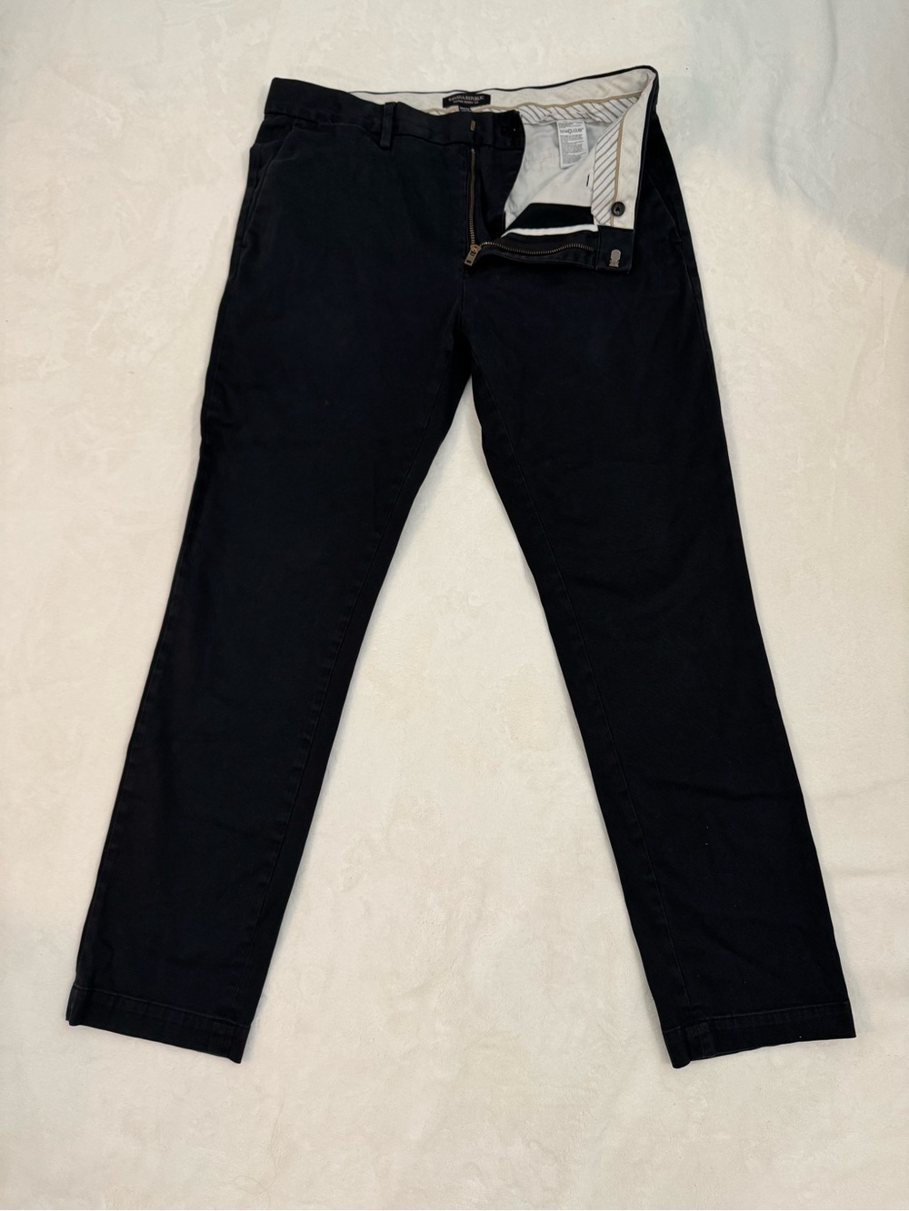 Banana Republic Slim Straight Black Jeans
